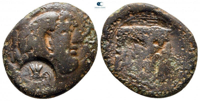 Akarnania. Federal Coinage. Leukas circa 300-200 BC. 
Bronze Æ

24 mm., 5,51 ...