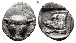 Phokis. Federal Coinage circa 449-447 BC. Obol AR