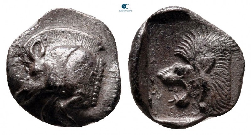 Mysia. Kyzikos circa 525-475 BC. 
Obol AR

11 mm., 0,74 g.



very fine