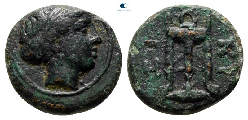 Mysia. Kyzikos circa 300-10 BC. 
Bronze Æ

12 mm., 1,41 g.



very fine