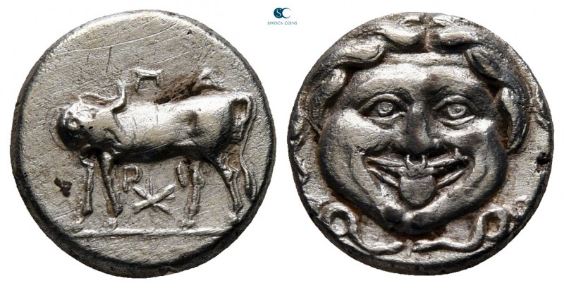 Mysia. Parion circa 400-300 BC. 
Hemidrachm AR

12 mm., 2,17 g.



very f...