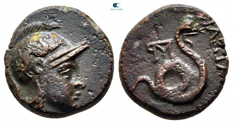 Kings of Pergamon. Pergamon. Philetairos 282-263 BC. 
Bronze Æ

15 mm., 3,17 ...