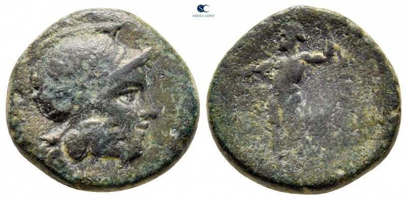 Aiolis. Aigai circa 150-50 BC. 
Bronze Æ

18 mm., 5,63 g.



nearly very ...