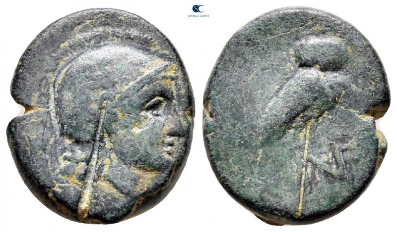 Aiolis. Neonteichos circa 200-100 BC. 
Bronze Æ

18 mm., 4,39 g.



fine