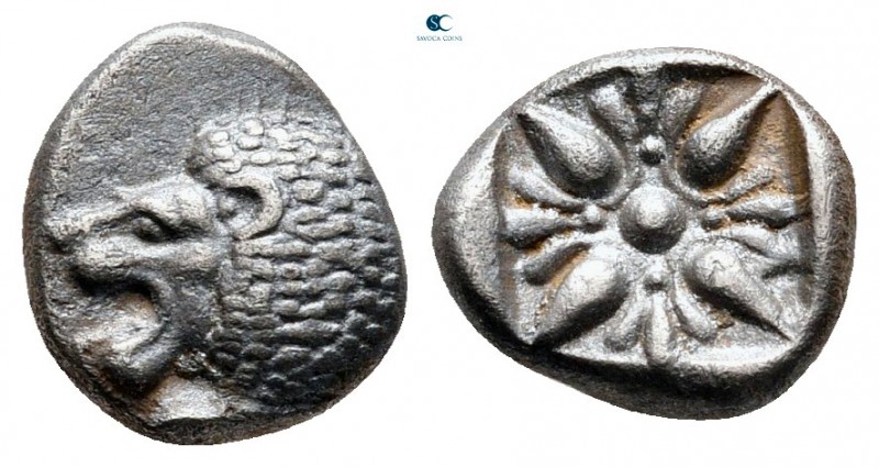 Ionia. Miletos circa 520-450 BC. 
Diobol AR

10 mm., 1,11 g.



very fine