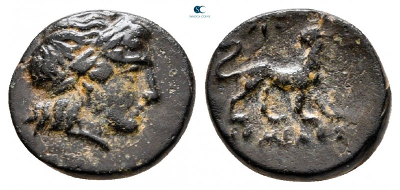 Ionia. Miletos circa 350-325 BC. 
Bronze Æ

12 mm., 1,12 g.



very fine