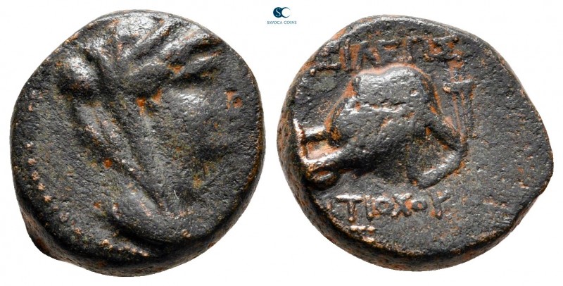 Seleukid Kingdom. Antioch. Antiochos IV Epiphanes 175-164 BC. 
Bronze Æ

15 m...