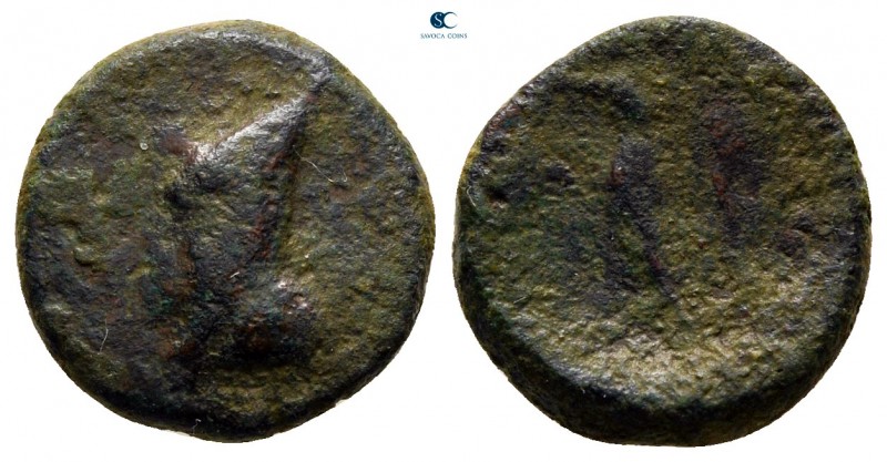 Kings of Sophene. Mithradates I circa 150-100 BC. 
Chalkous Æ

13 mm., 1,85 g...