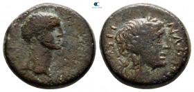 Aiolis. Myrina. Claudius AD 41-54. Bronze Æ