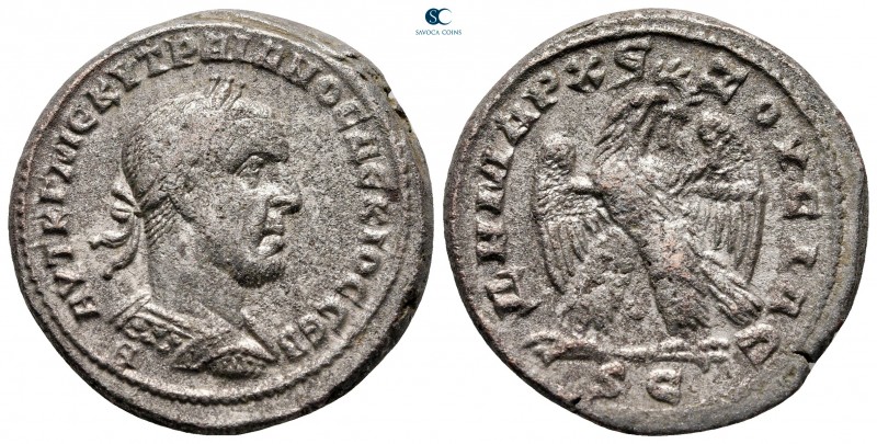 Seleucis and Pieria. Antioch. Trajan Decius AD 249-251. 
Billon-Tetradrachm

...