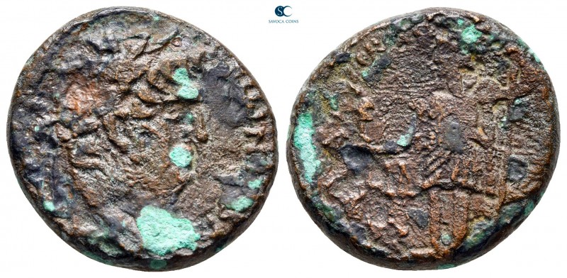 Judaea. Caesarea Maritima. Nero AD 54-68. Dated RY 14 (AD 68/9)
Bronze Æ

22 ...