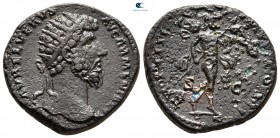 Lucius Verus AD 161-169. Rome. Dupondius Æ