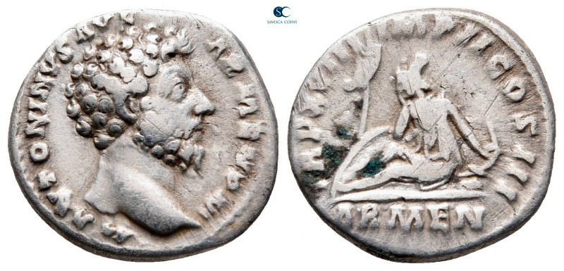 Marcus Aurelius AD 161-180. Rome
Denarius AR

17 mm., 3,10 g.



nearly v...