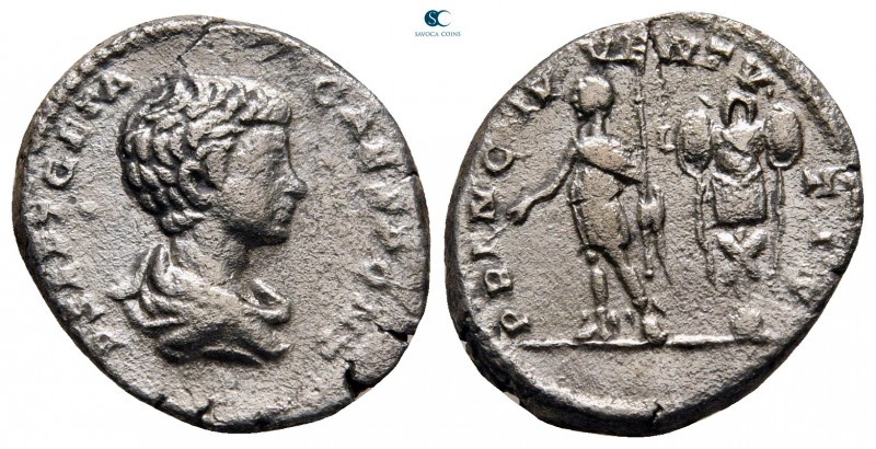 Geta, as Caesar AD 197-209. Rome
Denarius AR

19 mm., 3,10 g.



nearly v...