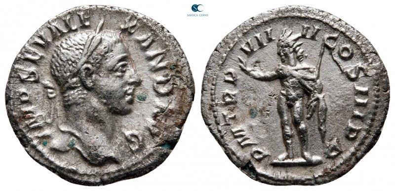 Severus Alexander AD 222-235. Rome
Denarius AR

19 mm., 2,69 g.



very f...