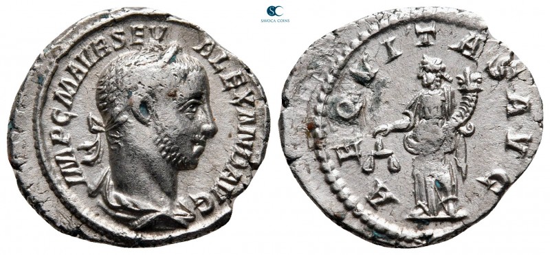 Severus Alexander AD 222-235. Rome
Denarius AR

20 mm., 2,43 g.



very f...