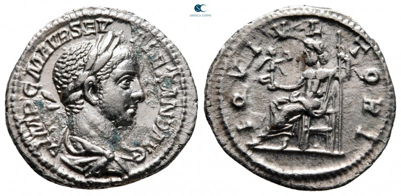 Severus Alexander AD 222-235. Rome
Denarius AR

19 mm., 2,78 g.



very f...