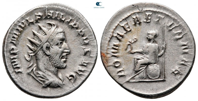 Philip I Arab AD 244-249. Rome
Antoninianus AR

23 mm., 4,26 g.



very f...