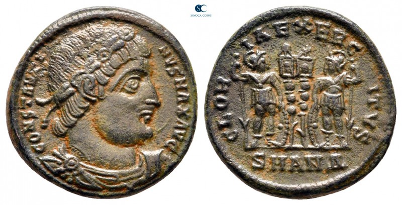 Constantine I the Great AD 306-337. Antioch
Follis Æ

17 mm., 2,70 g.



...