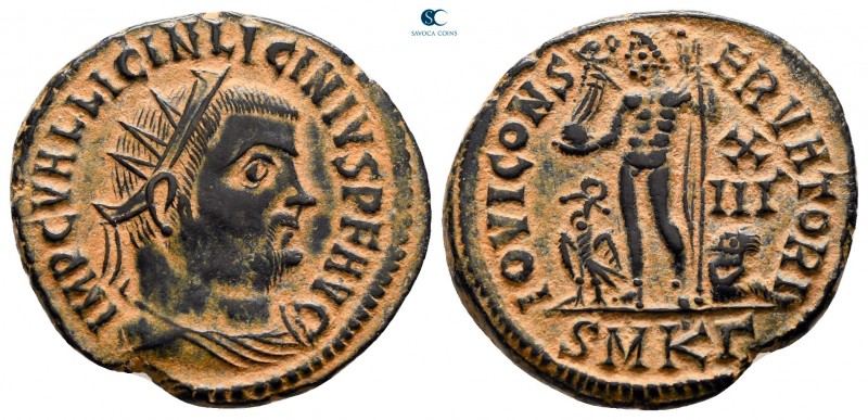 Licinius I AD 308-324. Cyzicus
Follis Æ

20 mm., 3,13 g.



nearly extrem...