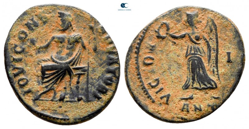 Maximinus II Daia AD 310-313. Antioch
Follis Æ, "Persecution" issue

16 mm., ...