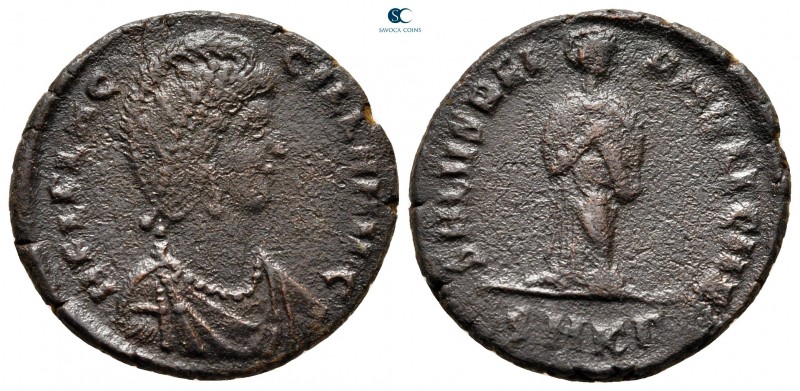 Aelia Flacilla AD 383-386. Cyzicus
Follis Æ

23 mm., 5,33 g.



nearly ve...