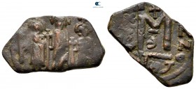 Heraclius & H.Constantine & Martina AD 610-641. Uncertain mint. Follis or 40 Nummi Æ