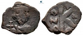 Anastasius II Artemius AD 713-715. Constantinople. Half Follis or 20 Nummi Æ