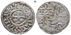 Charles the Simple AD 898-922. Metalo (Melle). Denier AR