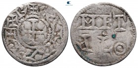 Charles the Simple AD 898-922. Metalo (Melle). Denier AR