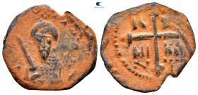 Tancred, regent AD 1101-1112. Antioch. Follis Æ