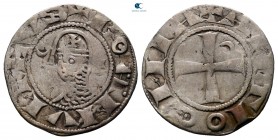 Bohémond III AD 1163-1201. Antioch. Denier AR