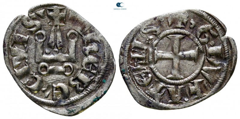 Guillame de la Roche AD 1280-1287. 
Denier Tournois BI

21 mm., 0,88 g.


...