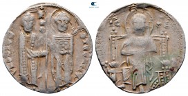 Stefan Uroš II Milutin AD 1282-1321. Uncertain mint. Dinar AR