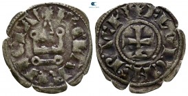 Florent AD 1289-1297. Glarenza (modern Kyllini in Elis). Denier Tournois BI