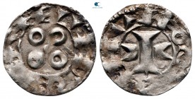 AD 1300-1400. Melgueil. Denier BI