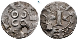 AD 1300-1400. Melgueil. Denier BI