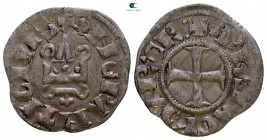 Philippe de Taranto AD 1307-1313. Lepanto (modern Nafpaktos). Denier Tournois BI