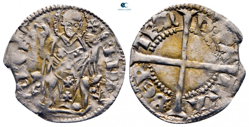 Bertrando di San Genesio AD 1334-1350. Aquileia
Denaro AR

19 mm., 0,95 g.
...