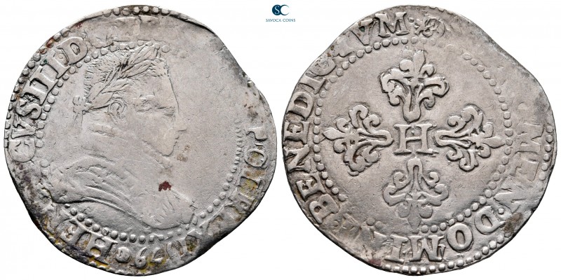 France. Bayonne. Henri III AD 1574-1589.
Franc AR

35 mm., 13,85 g.



ne...