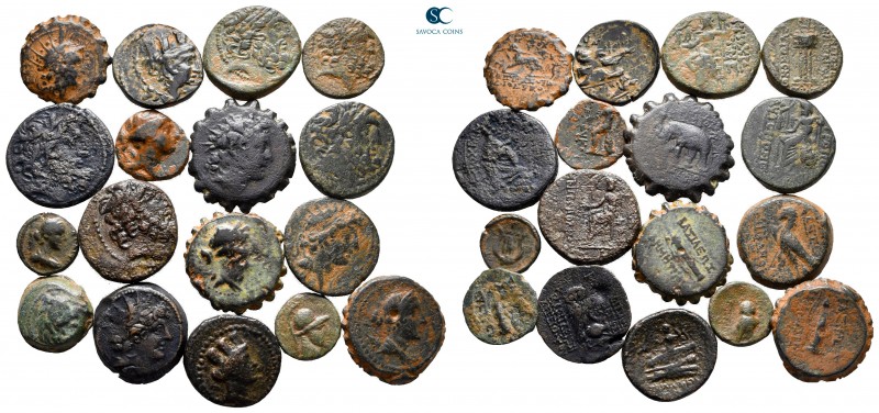 Lot of ca. 17 greek bronze coins / SOLD AS SEEN, NO RETURN!

nearly very fine