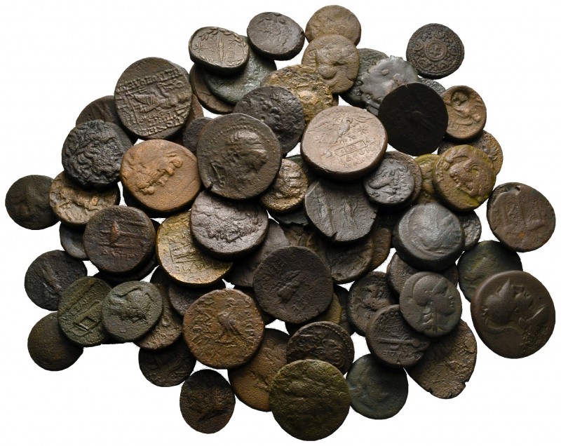 Lot of ca. 85 greek bronze coins / SOLD AS SEEN, NO RETURN!

very fine