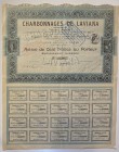 France Paris Laviana Coal Mining Company Share 100 Francs 1905
Charbonnages de Laviana, Action de 100 Francs, Paris, 01.04.1905