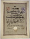 Germany / Poland Hohenlohehütte Hohenlohe-Werke Mining Company Share 1000 Reichsmark 1905
Hohenlohe-Werke AG zu Hohenlohehütte in Oberschlesien, Akti...
