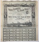 Russia Paris Ural-Volga Metal Company Share 500 Francs 1896
Societe Metallurgique de l'Oural-Volga, Action de 500 Francs, Paris, 1896