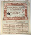 Russia / Ukraine Brussels Pobedenko Coal Mining Company Share 100 Francs 1898
Compagnie des Charbonnages de Pobedenko, Action de 100 Francs, Bruxelle...
