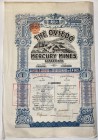 Spain London Oviedo Mercury Mines Share Warrant 1 Share 1907
.