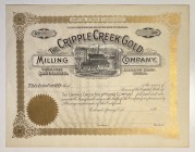 United States Colorado Springs, Colorado Cripple Creek Gold Milling Company Share 189X
.