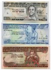 Ethiopia Set of 3 Notes 1997 - 2000
1 - 5 - 10 Birr; UNC
