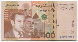 Morocco 100 Dirhams 2002
P# 70; № 22-031458; UNC